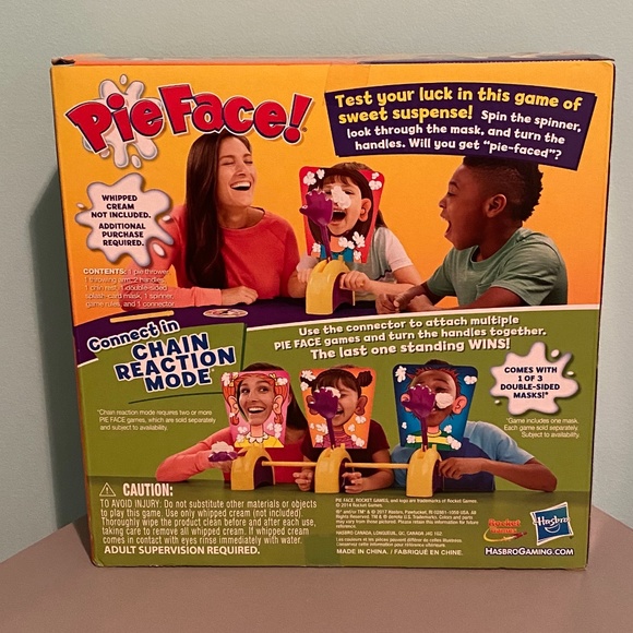 Hasbro Toys New Pie Face Game Poshmark